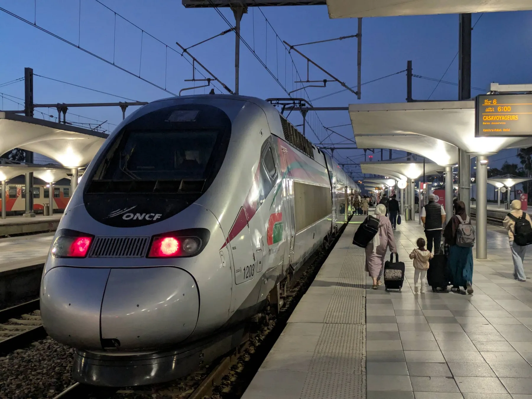 Photo of the Al-Boraq train