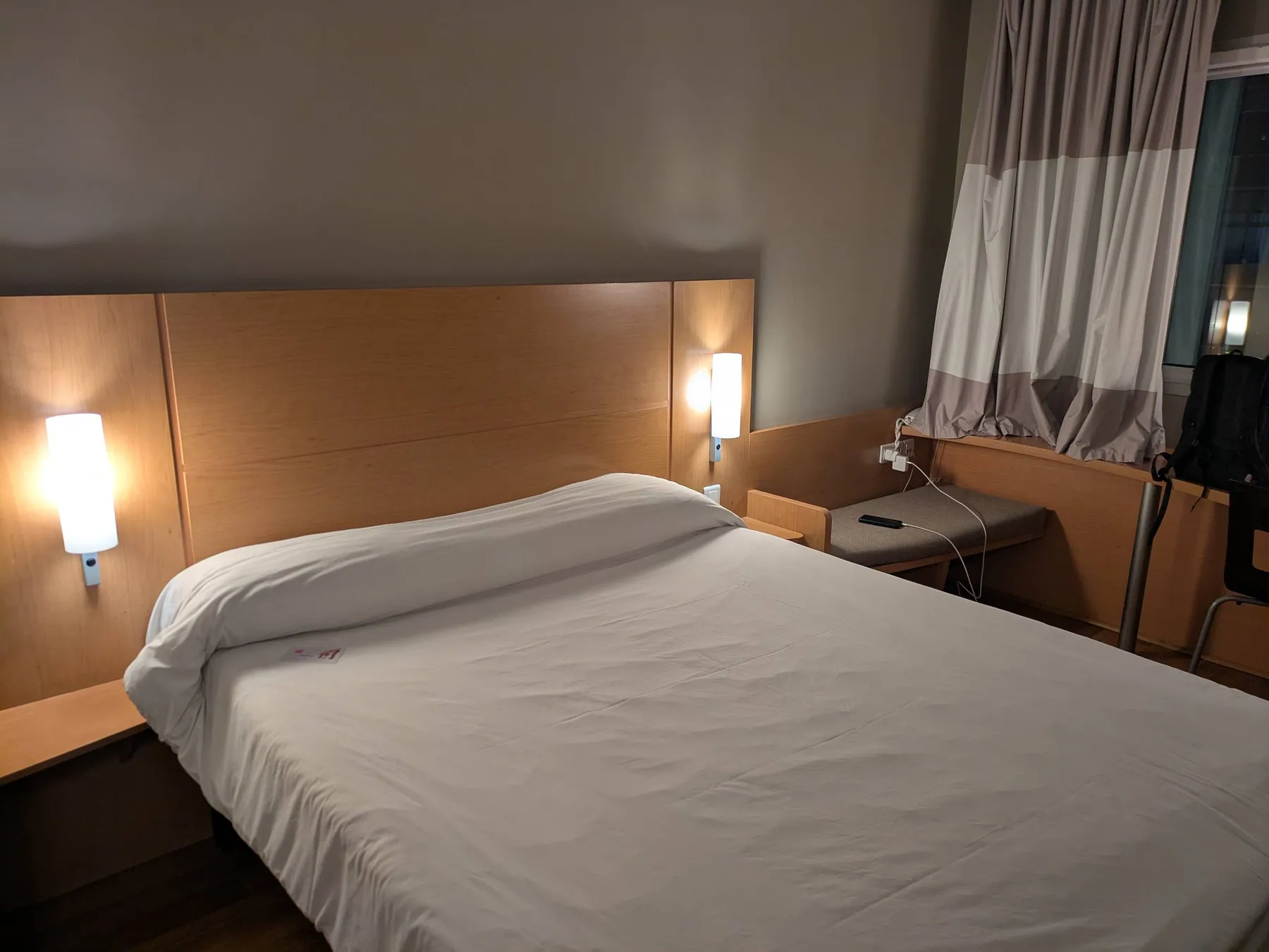 Photo of my hotel room