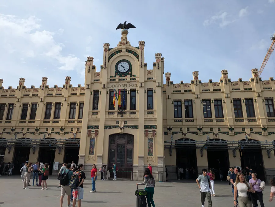 Façade of Valencia Nord Station