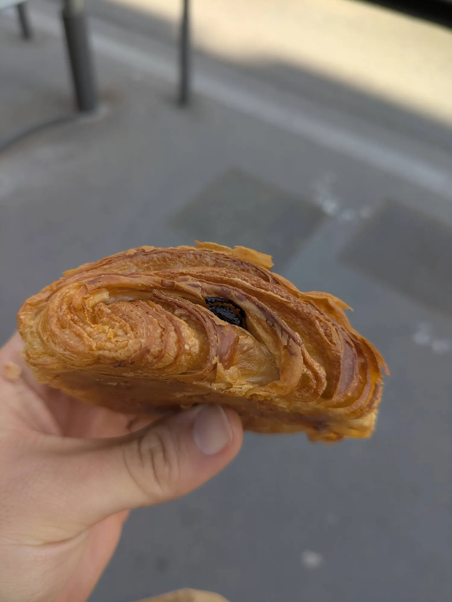 A pain au chocolat